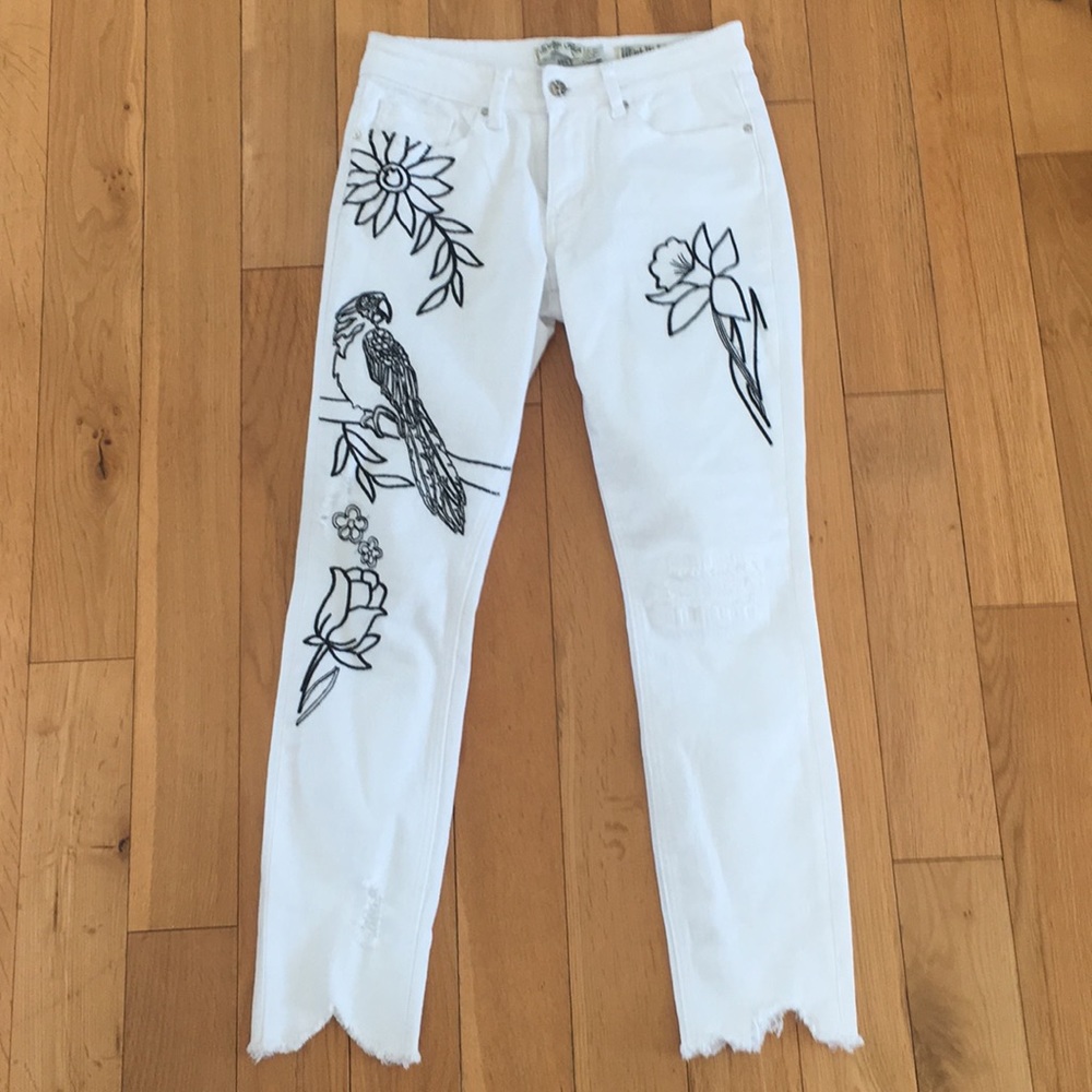 Unique Embroidered Jeans